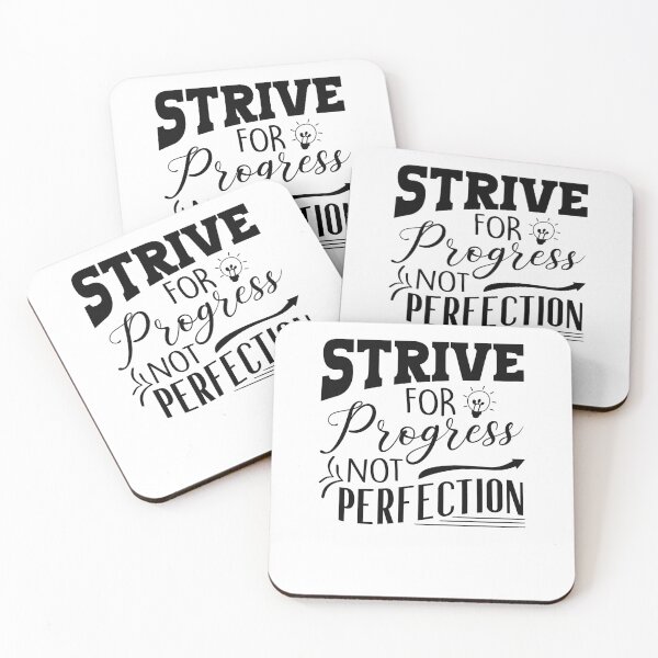 Item preview, Strive For Progress, Not Perfection designed and sold by WiBto.