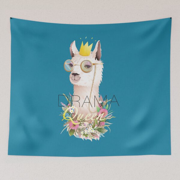 Item preview, Llama , The Queen of Drama designed and sold by MHabeeb.