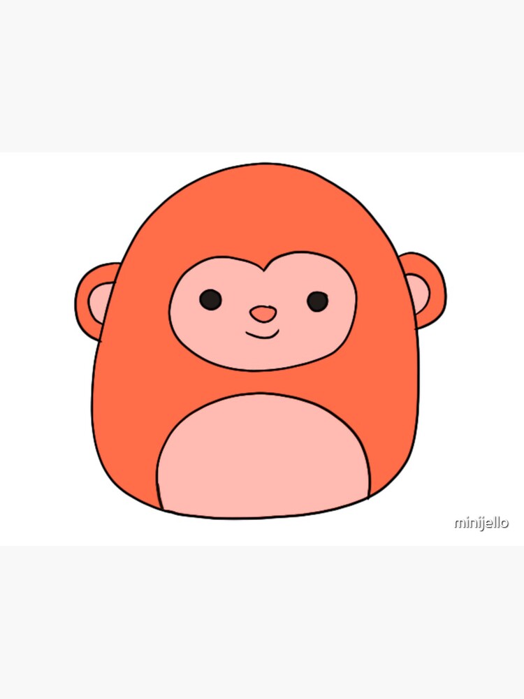 orange monkey squishmallow