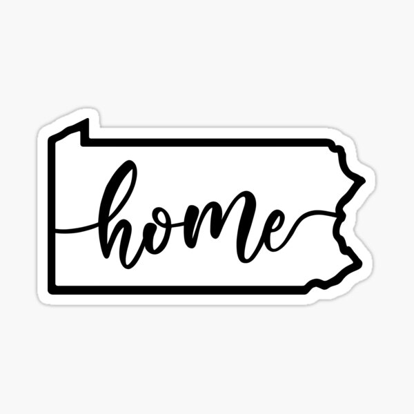 Artikel-Vorschau von Zuhause ist in PA, designt und verkauft von madeindelco.