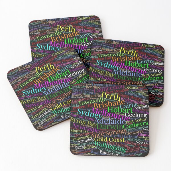Item preview, 140 Australian Cities And Towns designed and sold by UnleyDesign.
