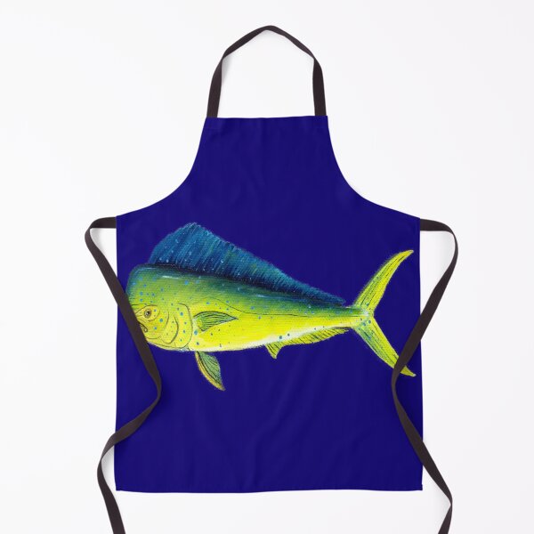 Item preview, Mahi Mahi Dolphin Fish Nautical Art designed and sold by Paula Millhouse Fine Art.