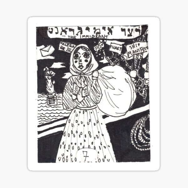 The Immigrant Glossy Sticker