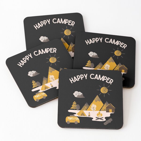 Item preview, Happy camper designed and sold by Rainces.