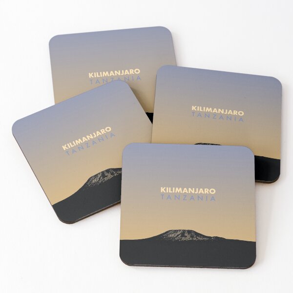Item preview, Mount Kilimanjaro Silhouette Art - Tanzania Gift designed and sold by PilgrimageShop.