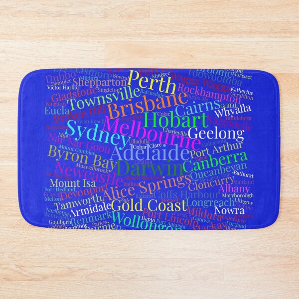 Item preview, 140 Australian Cities And Towns designed and sold by UnleyDesign.