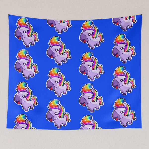 Item preview, Pompadour Kawaii Unicorn designed and sold by KessenCreates.