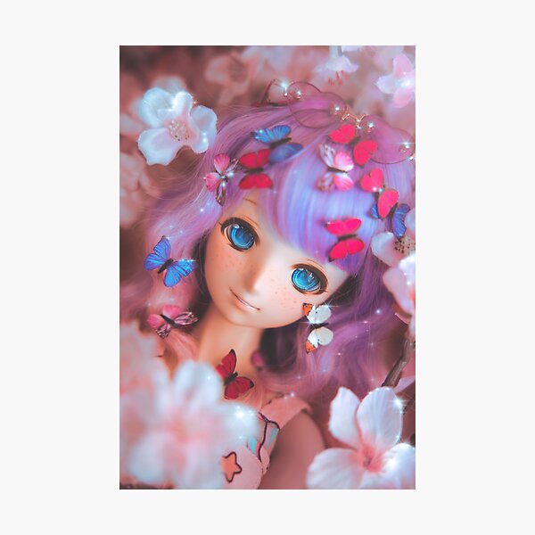 Flower clouds (A) · Melocoton Photographic Print