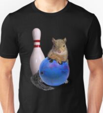 Camiseta unisex Ardilla de bolos