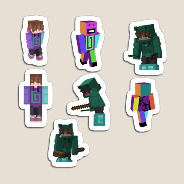 Karl Jacobs Minecraft Skin Pack Sticker By Mwrenne2806 In 2021 Mc Porn Sex Picture