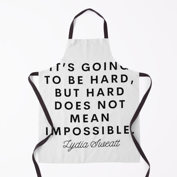 Item preview, It's Going Be Hard But Impossible Motivational Quote designed and sold by rajasekhark.