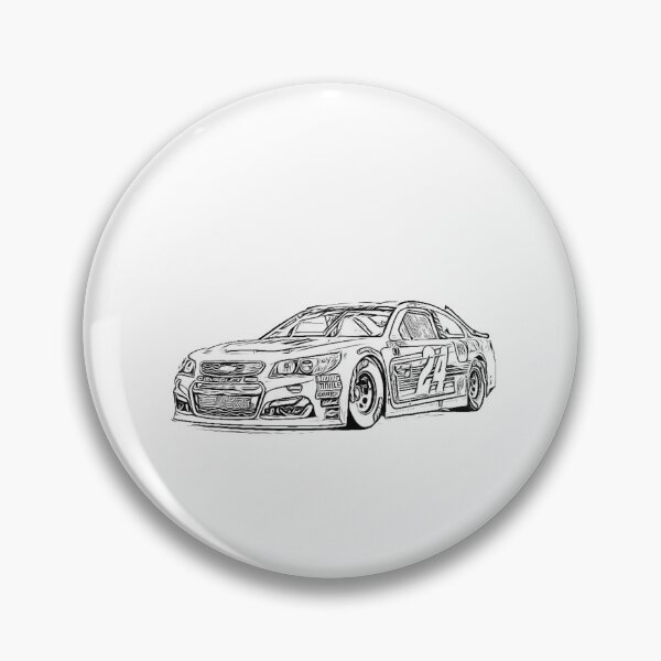 Item preview, Chevy 24 Super NAPA Racing Wireframe designed and sold by Auto-Prints.