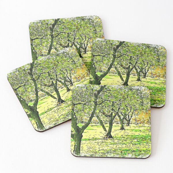 Item preview, Hortus Conclusus: row of trees designed and sold by Giuseppe Cocco.