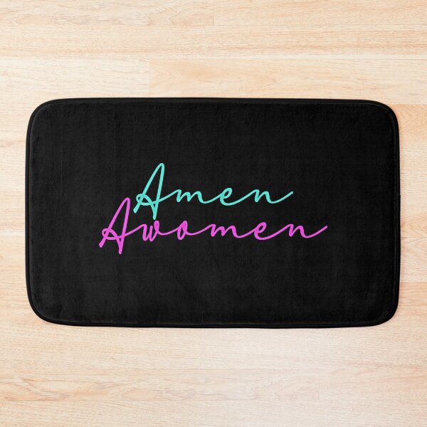 Item preview, Amen Awomen Turquoise And Pink Gender Equality designed and sold by Paulina Vanlife.