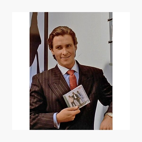 Patrick Bateman Gigachad Meme | Art Board Print