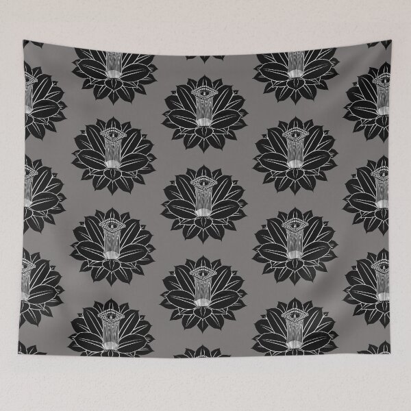 Item preview, Black and White Daffodil designed and sold by redstitchlab.