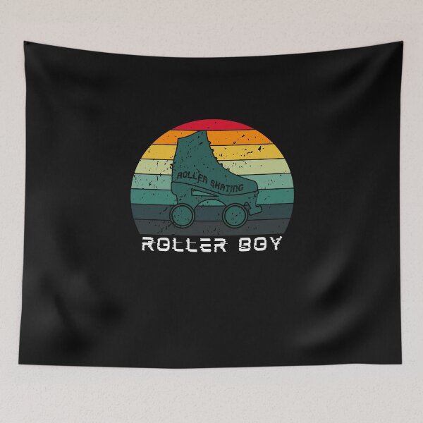 Item preview, Vintage Roller Skating Roller Boy retro colors Birthday Gift designed and sold by GBDesigner.