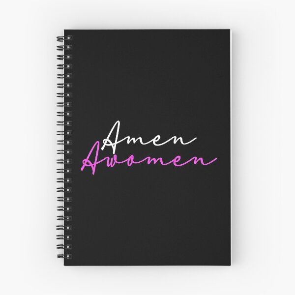 Item preview, Amen Awomen White And Pink Gender Equality designed and sold by Paulina Vanlife.