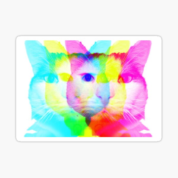 Item preview, Prismatic Cat Addict designed and sold by FelonyJayne.