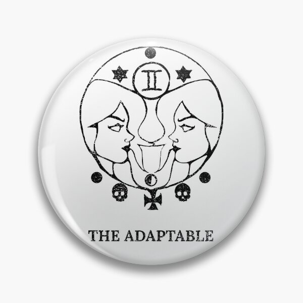Item preview, Gemini Zodiac Sign The Adaptable designed and sold by LadyZodiac.
