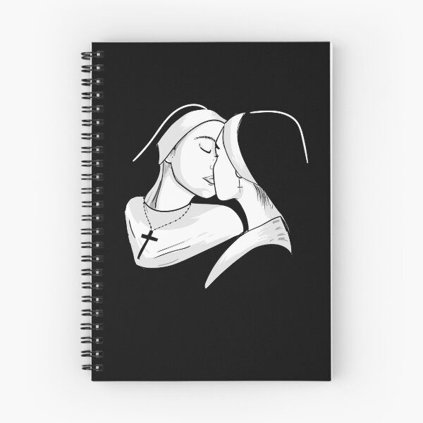 Item preview, Lesbian Kiss Nun Bondage Satanic Bdsm designed and sold by MagicFireGhost.