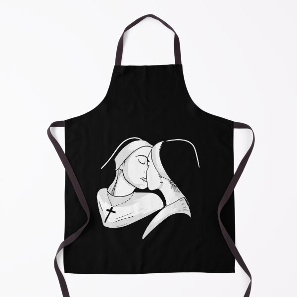 Item preview, Lesbian Kiss Nun Bondage Satanic Bdsm designed and sold by MagicFireGhost.