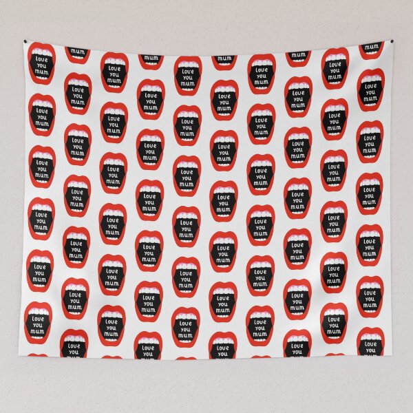 Item preview, Big Mouth - Love You Mum designed and sold by Adam Regester.