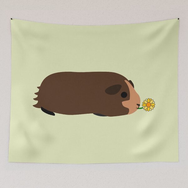 Item preview, Cookie The Guinea Pig Eating A Dandelion.  designed and sold by WoldsLincs.