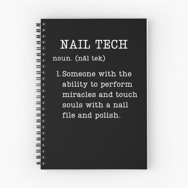 Item preview, Funny Nail Tech Definition Dictionary Gift for Nail Artists designed and sold by WUOdesigns.