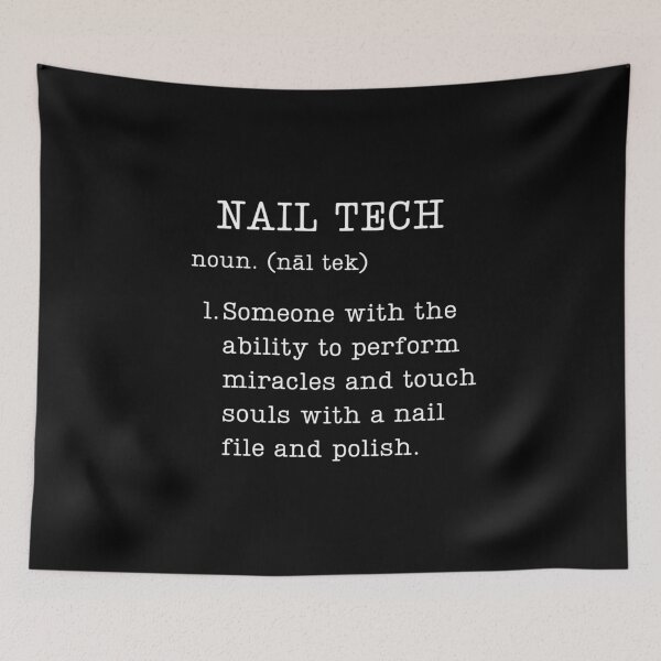 Item preview, Funny Nail Tech Definition Dictionary Gift for Nail Artists designed and sold by WUOdesigns.