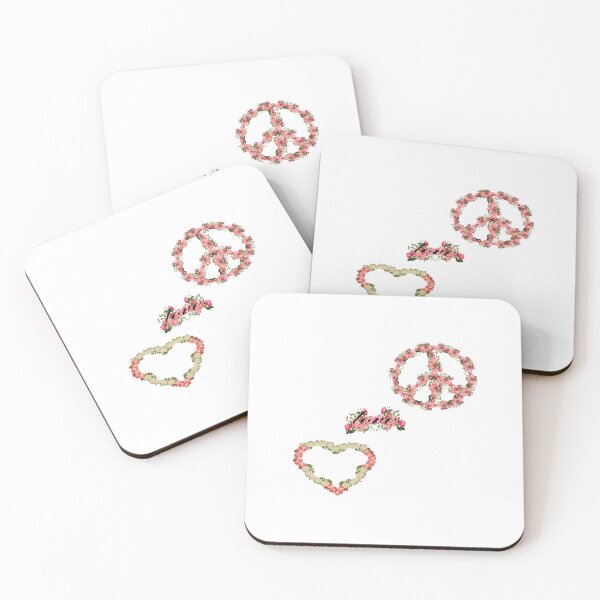 Item preview, flowers heart, peace, love shape designed and sold by pineappledizajn.