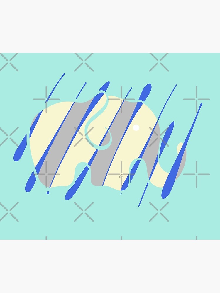 "Abstract elephant 7c" Poster by ALEFANTICA | Redbubble