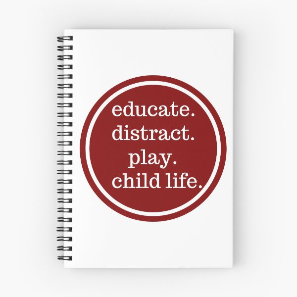 Item preview, educate distract play child life (maroon) designed and sold by agabrielle97.