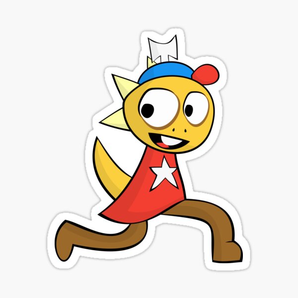 Monster Kid as Homestar Runner Sticker