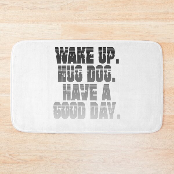 Item preview, wake up hug dog black designed and sold by frankuffmann.