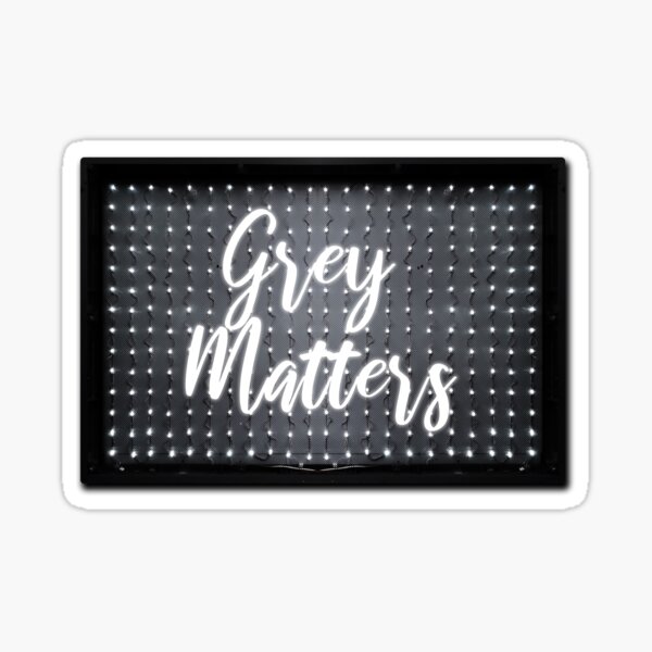 Item preview, Grey Matters cartel luminoso designed and sold by achoprop.