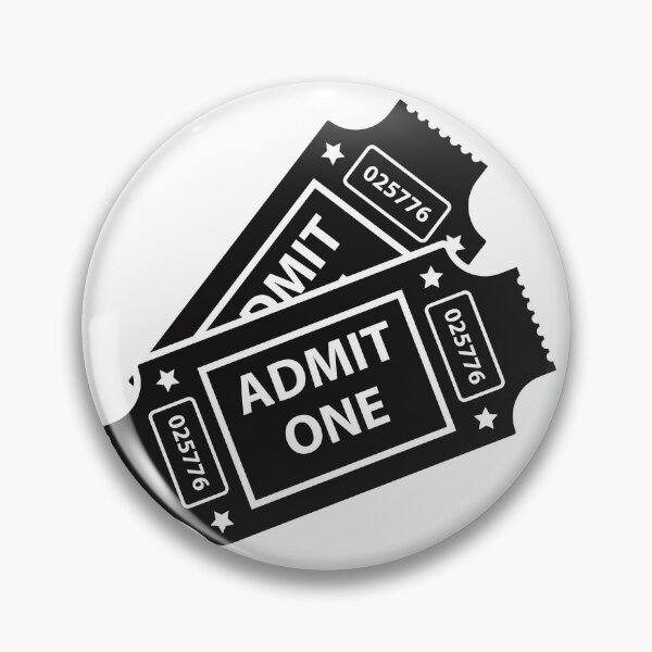 Item preview, Admit One Movie Ticket Print designed and sold by Auto-Prints.