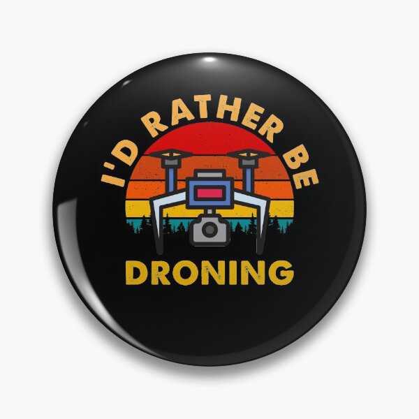 Item preview, I'd Rather Be Droning Quadcopter Pilot FPV Drone Vintage designed and sold by trendo.