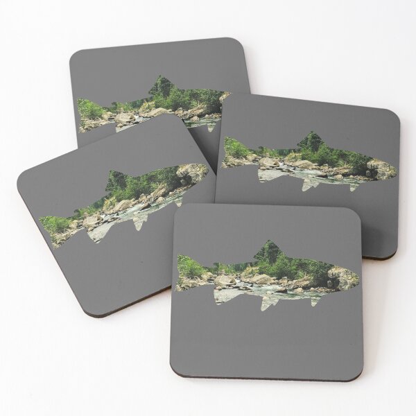 Item preview, Trout Fly Fishing Nature Outdoor Fisherman Gift designed and sold by Truly  Cheeky.