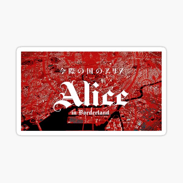 Alice In Borderland Sticker By Artszee Redbubble