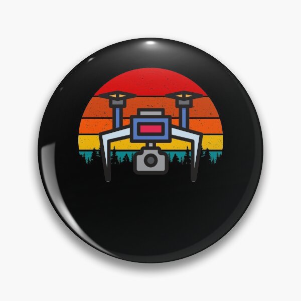 Item preview, Droning Photography Quadcopter Pilot FPV Drone Vintage Retro designed and sold by trendo.