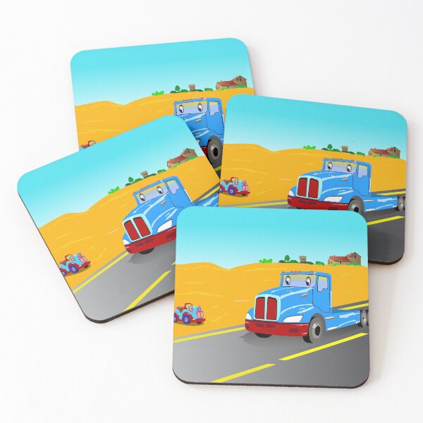 Item preview, Meeting on the road of two cartoon cars. designed and sold by Ihor Ivanov.