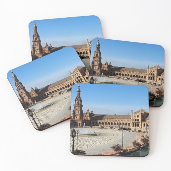 Item preview, The deserted Plaza de España in Seville designed and sold by Pavel-Mayte.