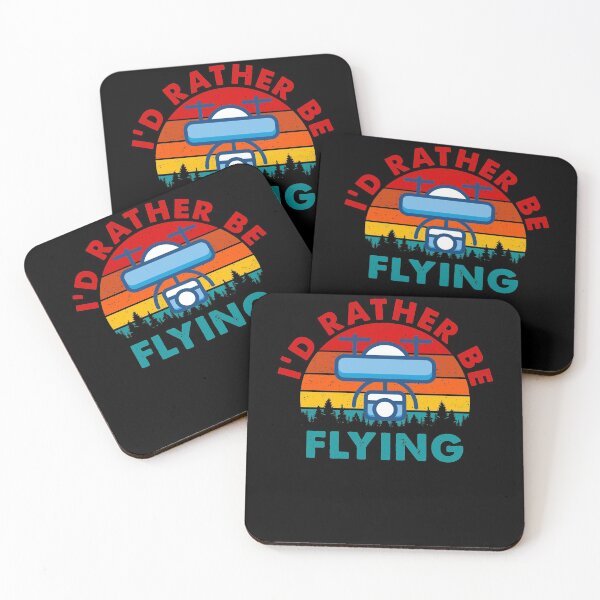 Item preview, I'd Rather Be Flying Funny Droning Quadcopter Pilot Drone designed and sold by trendo.