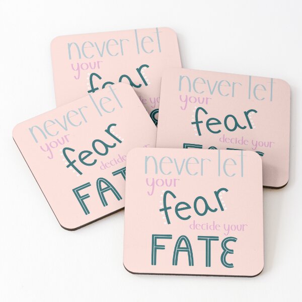 Item preview, Never Let Your Fear Decide Your Fate designed and sold by Sweet Peach.