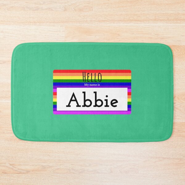 Item preview, Abbie Nametag  designed and sold by TrackinDaTrends.