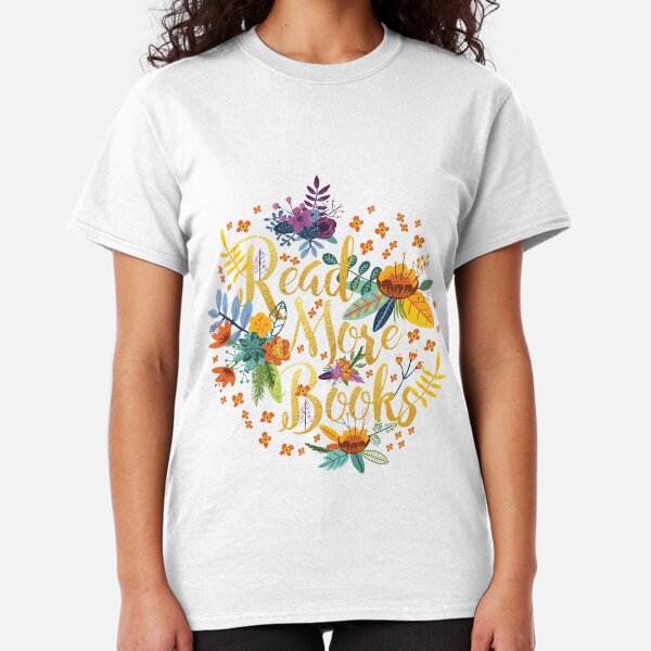 3D Printed T-Shirts Abstract Watercolor Golden and Black Flowers Floral Elements