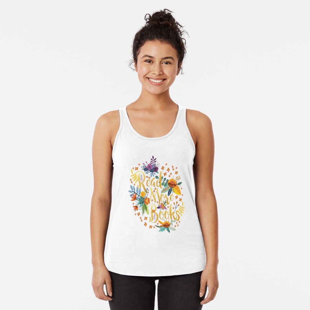 Artikel-Vorschau von Racerback Tank Top, designt und verkauft von eviebookish.