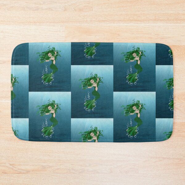 Item preview, Green mermaid designed and sold by PixiefootStudio.
