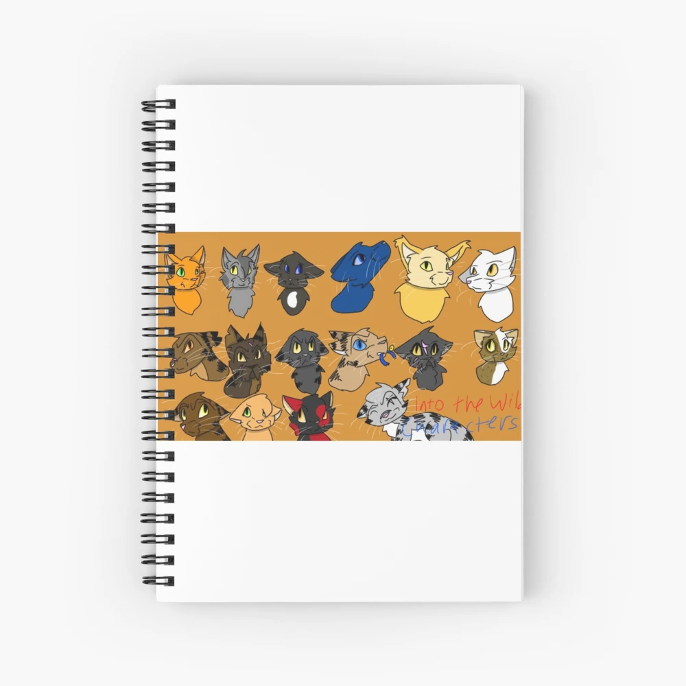 Into the wild - Warrior cats Spiral Notebook for Sale by moon-feather